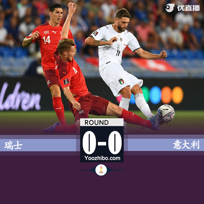 瑞士0-0意大利 索默扑若鸟点球并多次精彩扑救