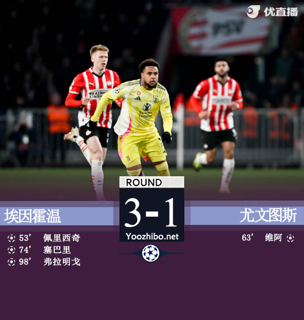 埃因霍温vs<a href=/zuqiupindao/juventus/ target=_blank class=infotextkey>尤文图斯</a>